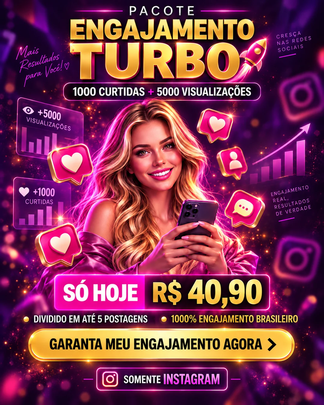 Oferta Engajamento Turbo EiViralizeii